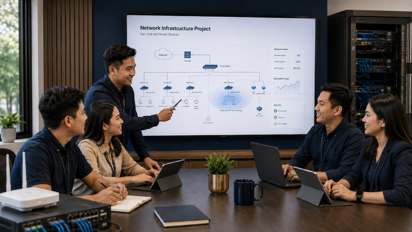 network infrastructure project