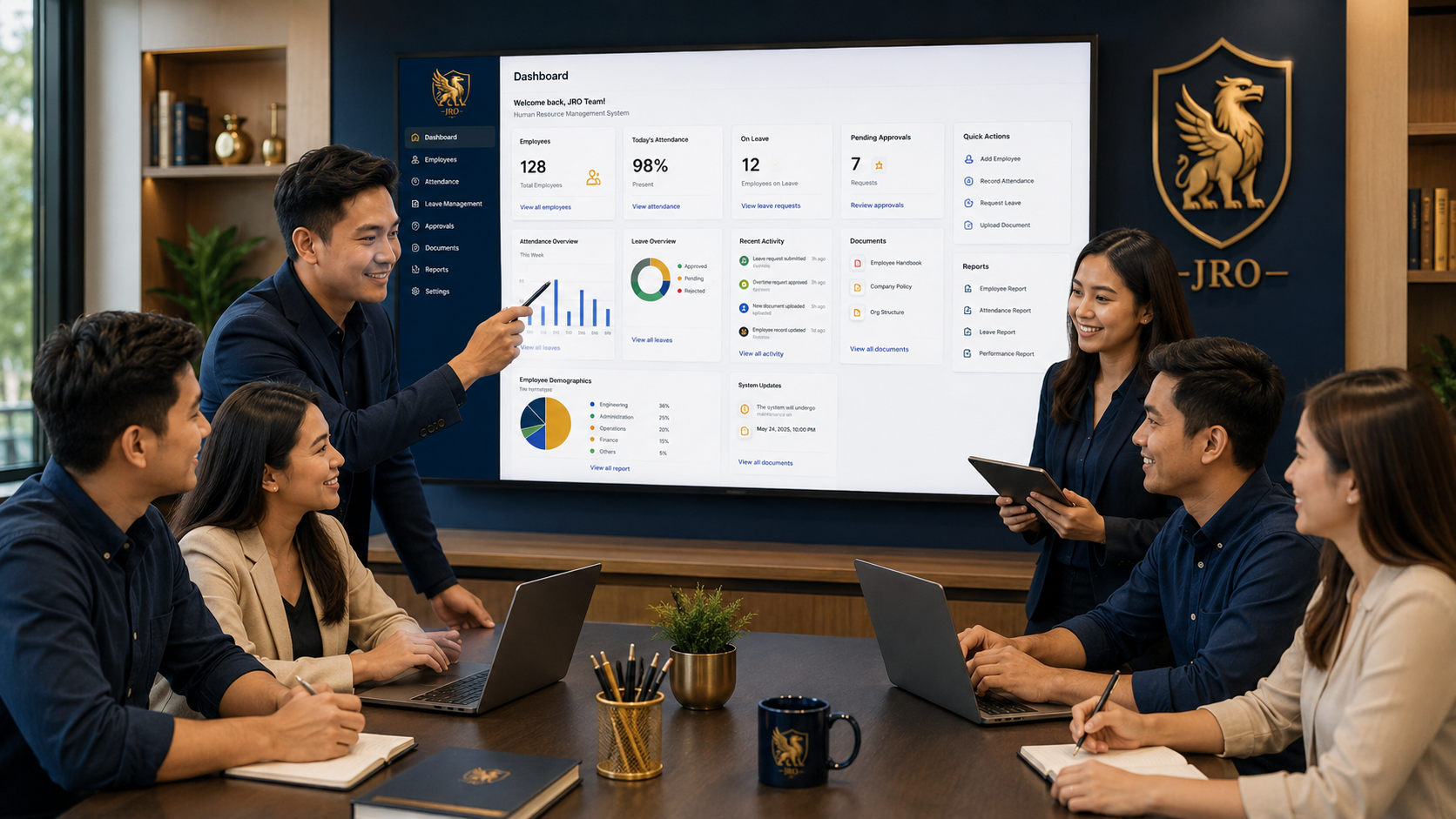 web based human resource management system